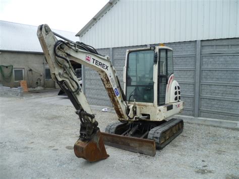 how to start a terex mini excavator|terex tc35 for sale.